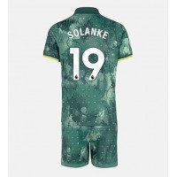 Camiseta Tottenham Hotspur Dominic Solanke #19 Tercera Equipación para niños 2024-25 manga corta (+ pantalones cortos)